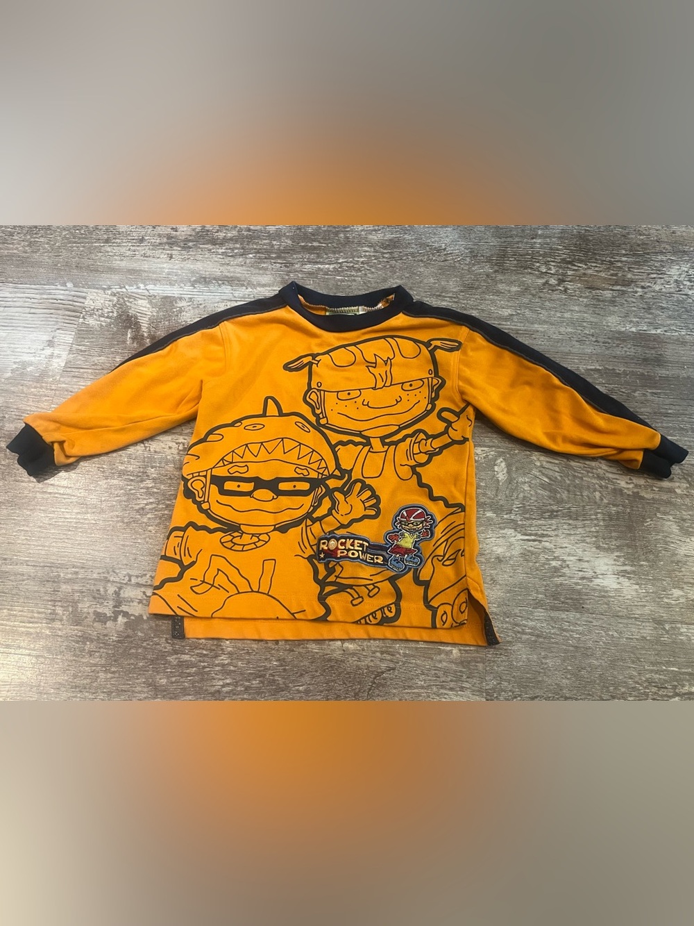 Kids Orange 'Rocket Power' Graphic Long Sleeve Top